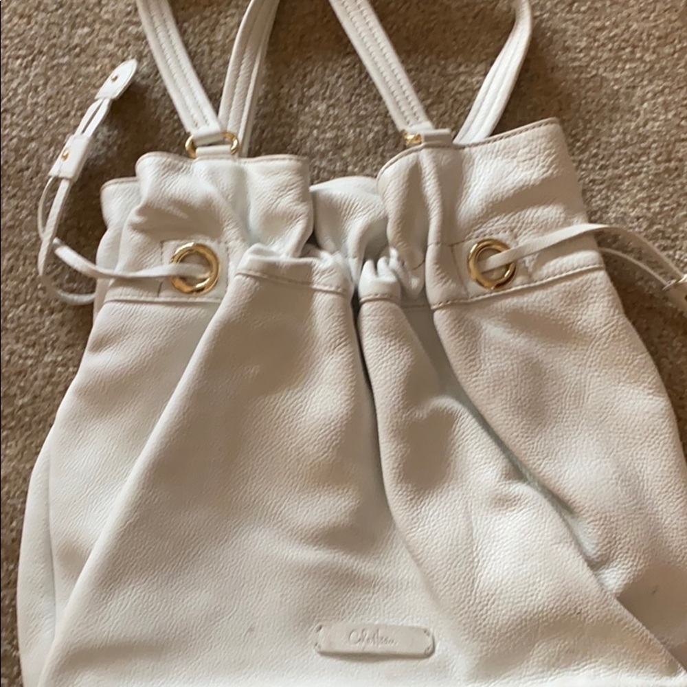 Cole Haan White Large Tote